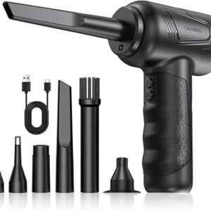 Compressed air Duster, Electric air Duster，Keyboard Cleaner for Office - no Canned air Duster - Reusable -Cordless Air Duster 7500mAh (‎GG09)
