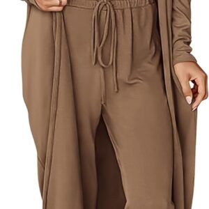 BTFBM 3 Piece Matching Sets Tank Tops Wide Long Pants Cardigan Lounge Sets For Women Sweatsuit Outfit 2025