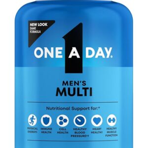 One A Day Multivitamin for Men - Daily Mens Multivitamins with Vitamin D, Zinc, Folic Acid, and B Vitamins, Physical Energy Support,