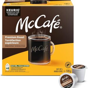 McCafe Premium Medium Dark Roast K-Cup Coffee Pods, 48 Count,